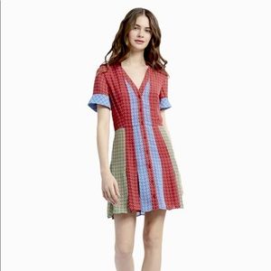 Alice and Olivia unworn abelia button down dress